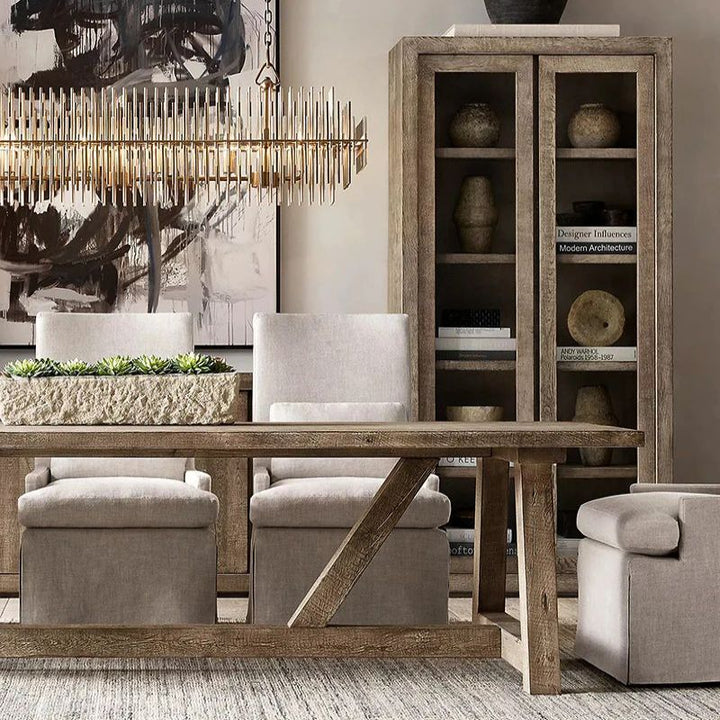 Sturdy Rectangular  Dining Room Chandelier 54"