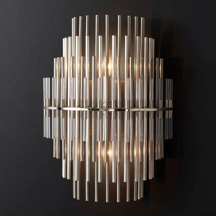 Sturdy Sculpture Bedroom Wall Sconce