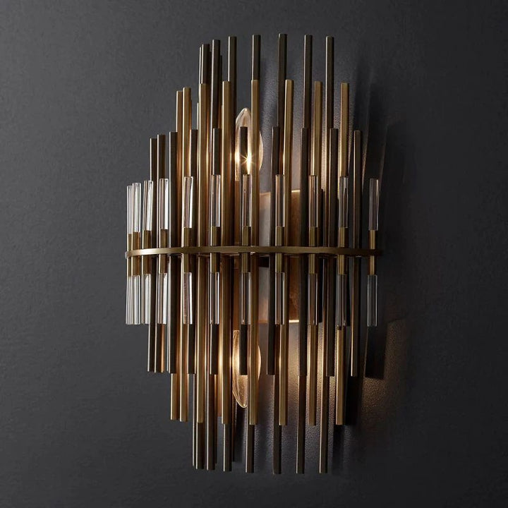 Sturdy Sculpture Bedroom Wall Sconce