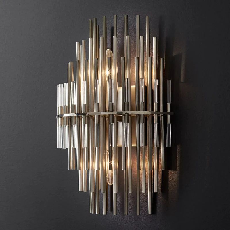 Sturdy Sculpture Bedroom Wall Sconce