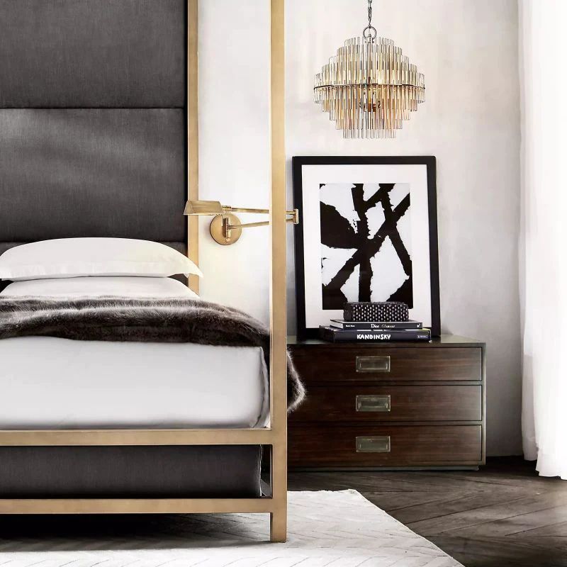 Sturdy Sculpture Round  Dining Room Chandelier 24"