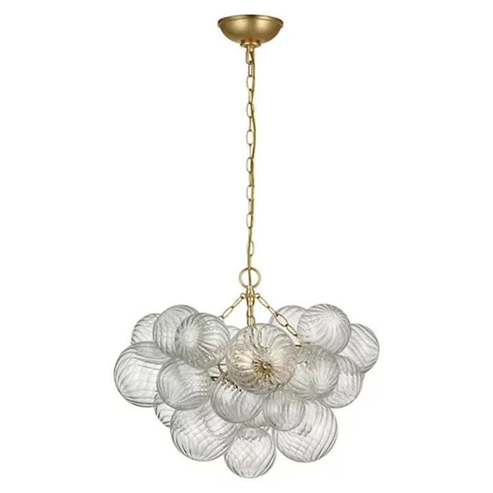 Taluma Round Glass Ball Chandelier 24"D