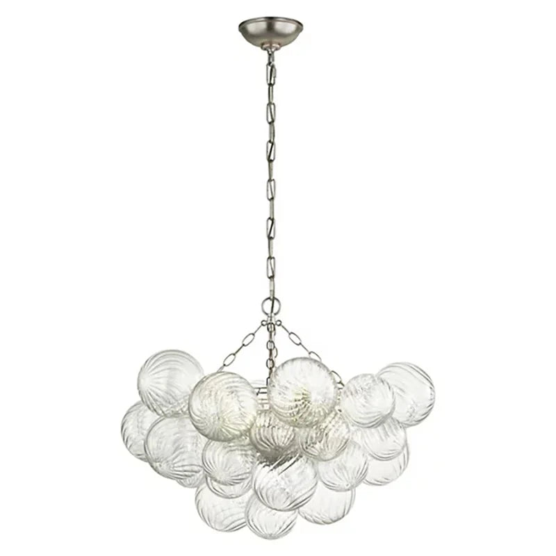 Taluma Round Glass Ball Chandelier 24"D