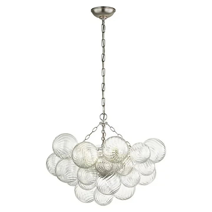Taluma Round Glass Ball Chandelier 24"D