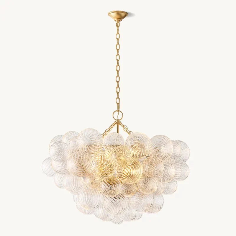 Taluma Round Glass Ball Chandelier 33"D
