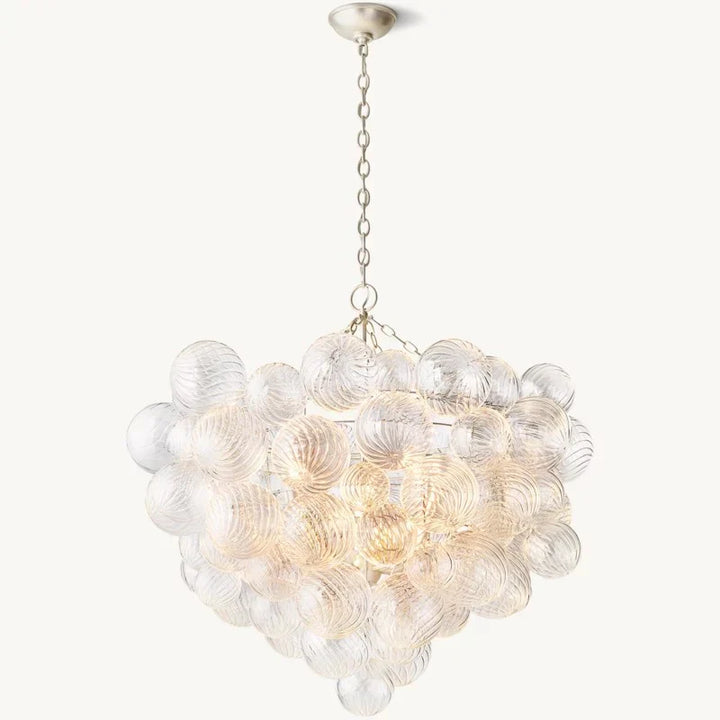 Taluma Round Glass Ball Chandelier 33"D