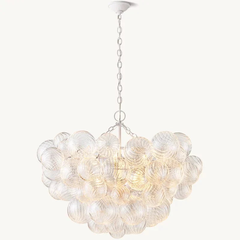 Taluma Round Glass Ball Chandelier 33"D