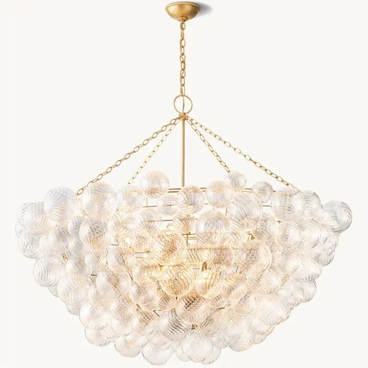 Taluma Round Glass Ball Chandelier 56"D