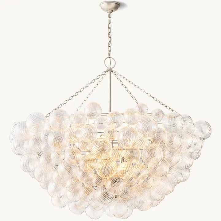 Taluma Round Glass Ball Chandelier 56"D