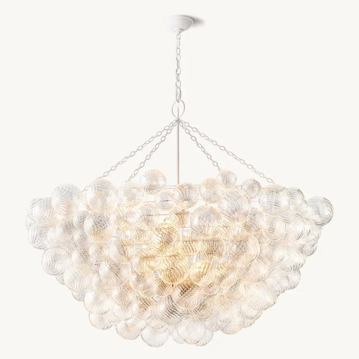 Taluma Round Glass Ball Chandelier 56"D