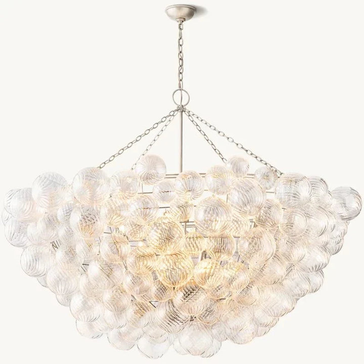 Taluma Round Glass Ball Chandelier 66"D
