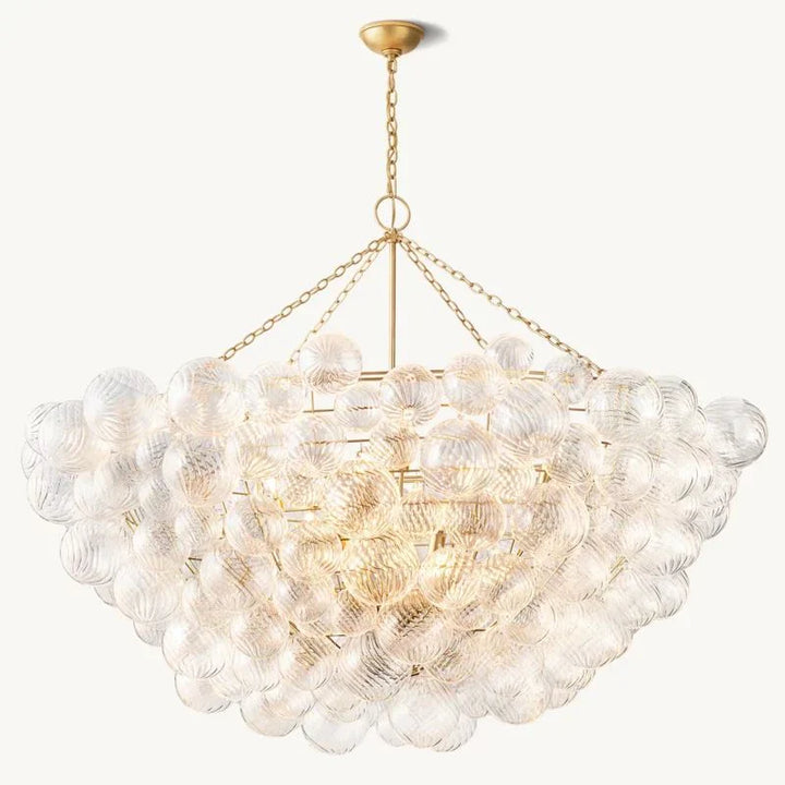 Taluma Round Glass Ball Chandelier 66"D