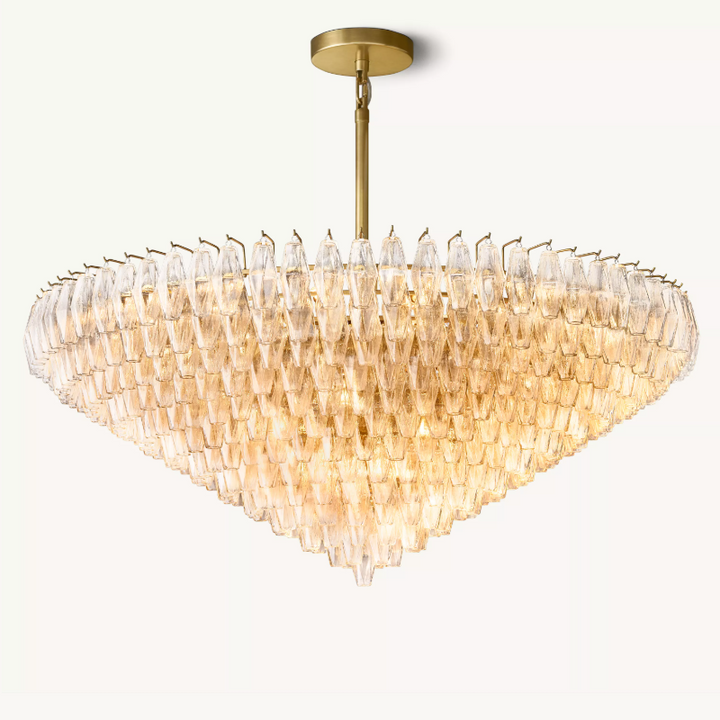 Tara Round Tiered Chandelier 62''D