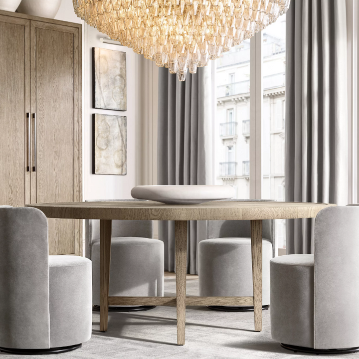 Tara Round Tiered Chandelier 62''D