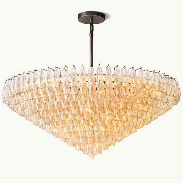 Tara Round Tiered Chandelier 62''D