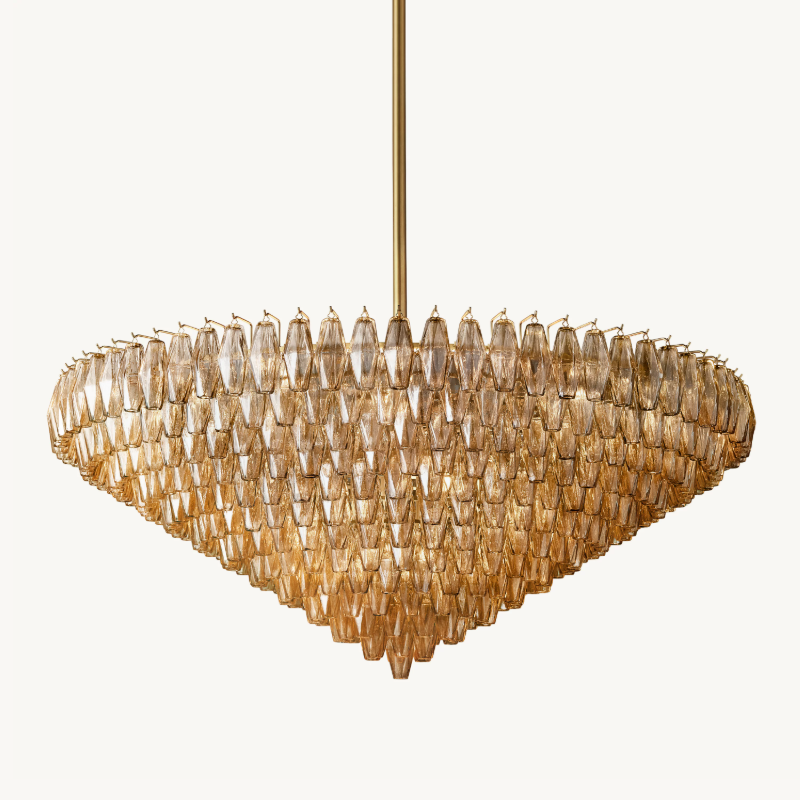 Tara Round Tiered Chandelier 62''D