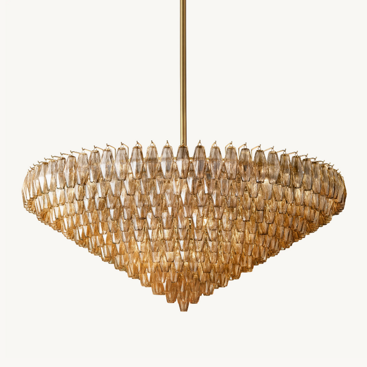 Tara Round Tiered Chandelier 62''D