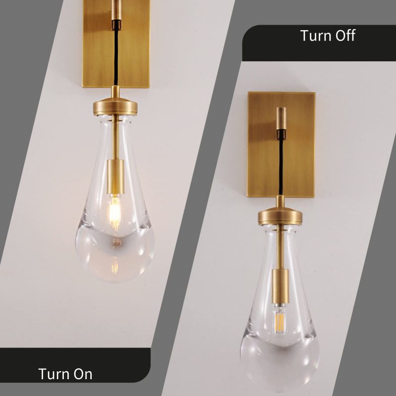 Teardrop Sconce Rod & Cord