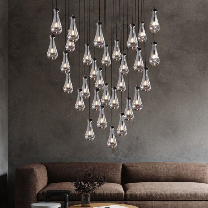 Teardrop Round Chandelier 60"