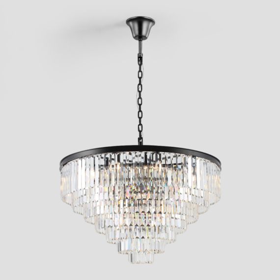 Ryan K9 Crystal Chandelier & Flushmount