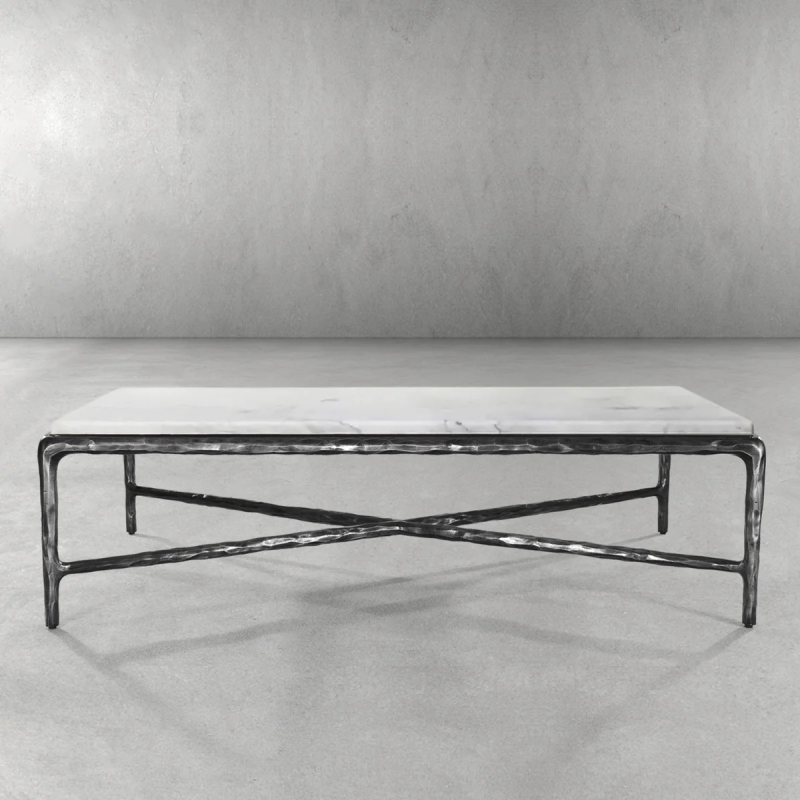 Thades Rectangle Marble Coffee Table
