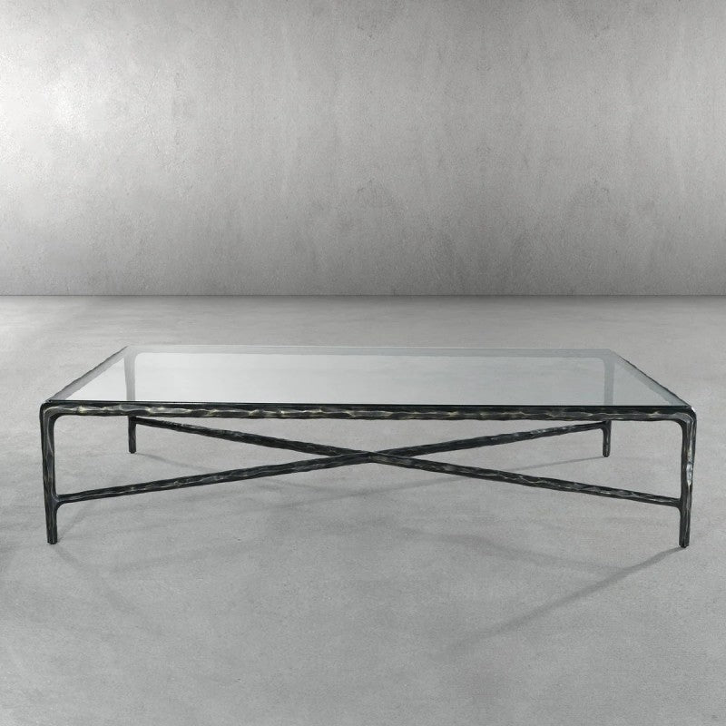 Thades Square Glass Coffee Table