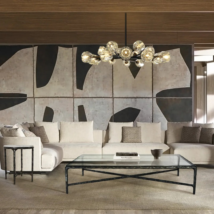 Thades Square Glass Coffee Table