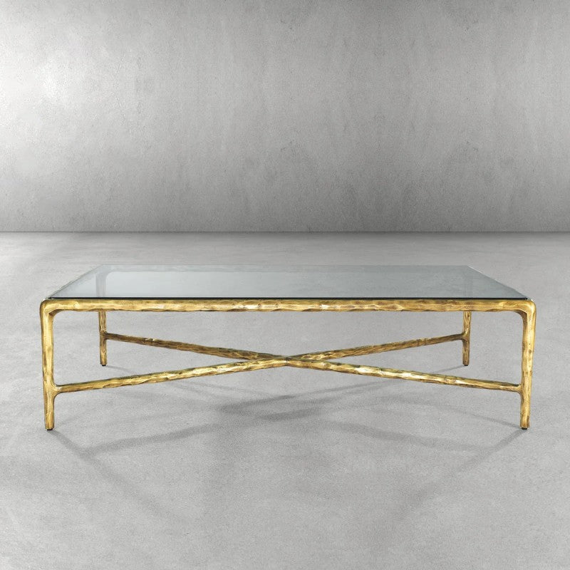 Thades Square Glass Coffee Table