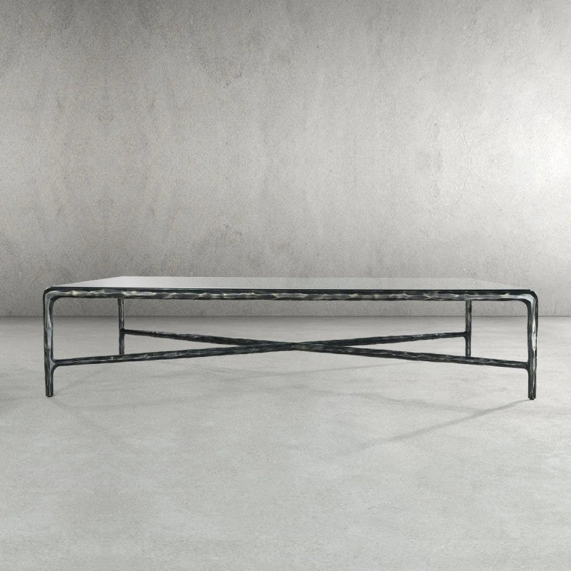 Thades Square Glass Coffee Table