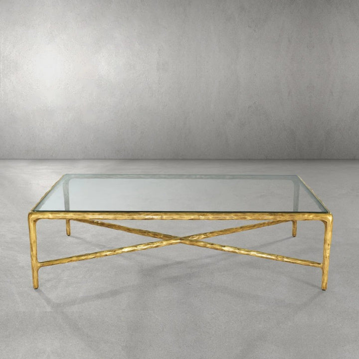 Thades Square Glass Coffee Table