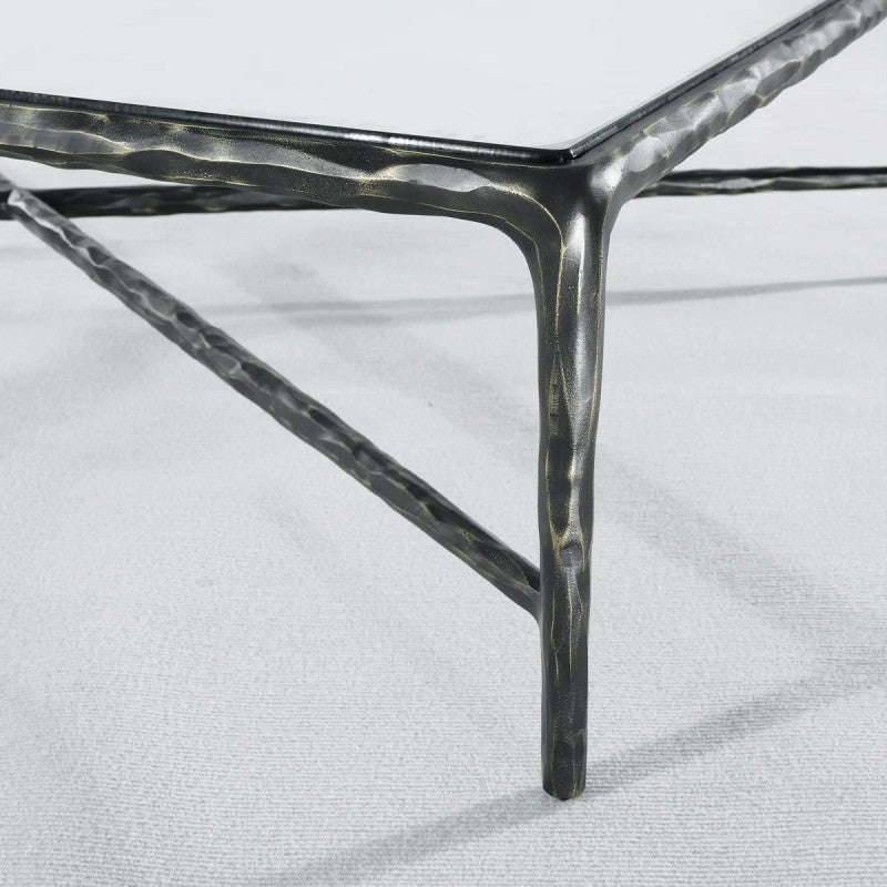 Thades Square Glass Coffee Table