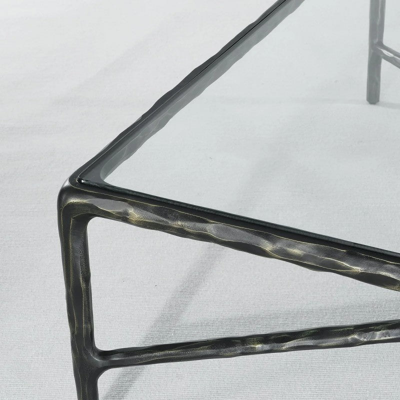 Thades Square Glass Coffee Table
