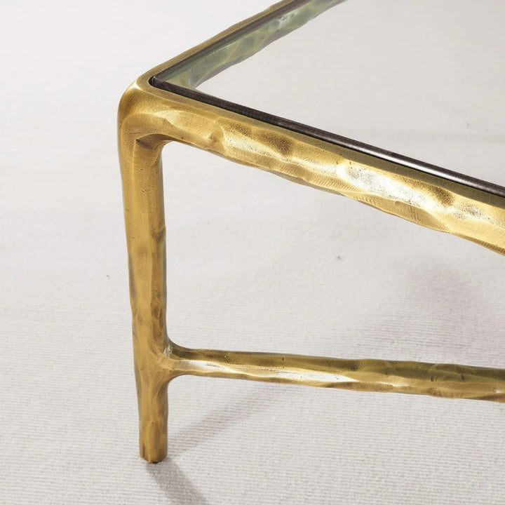 Thades Square Glass Coffee Table