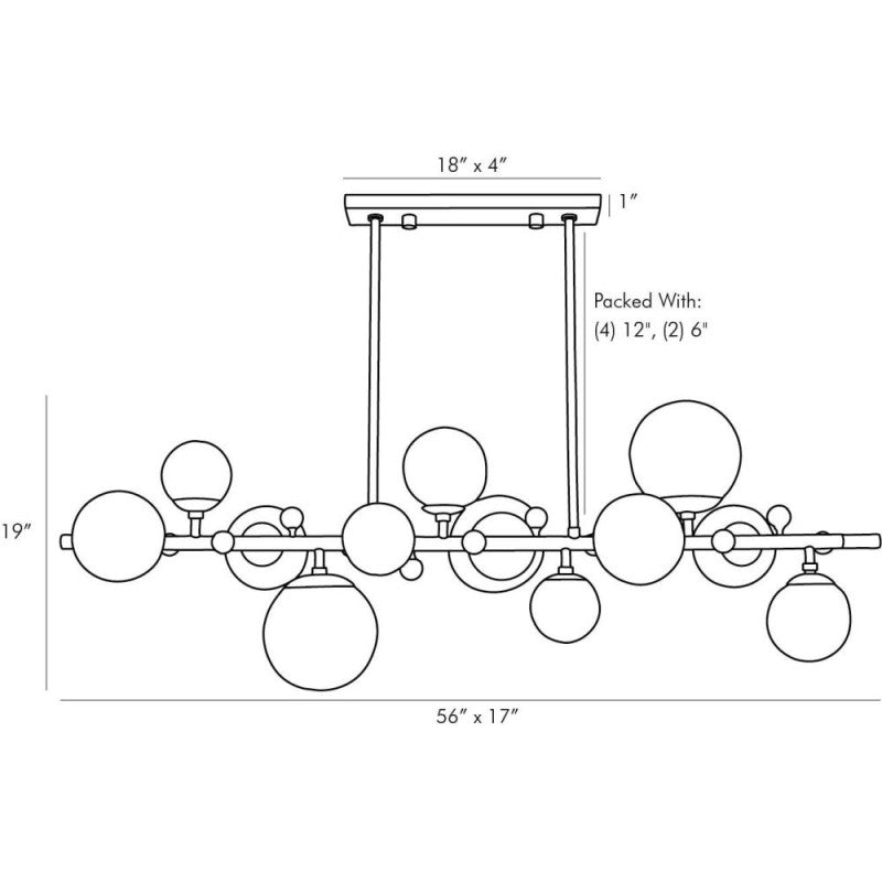 Trovina Linear Chandelier