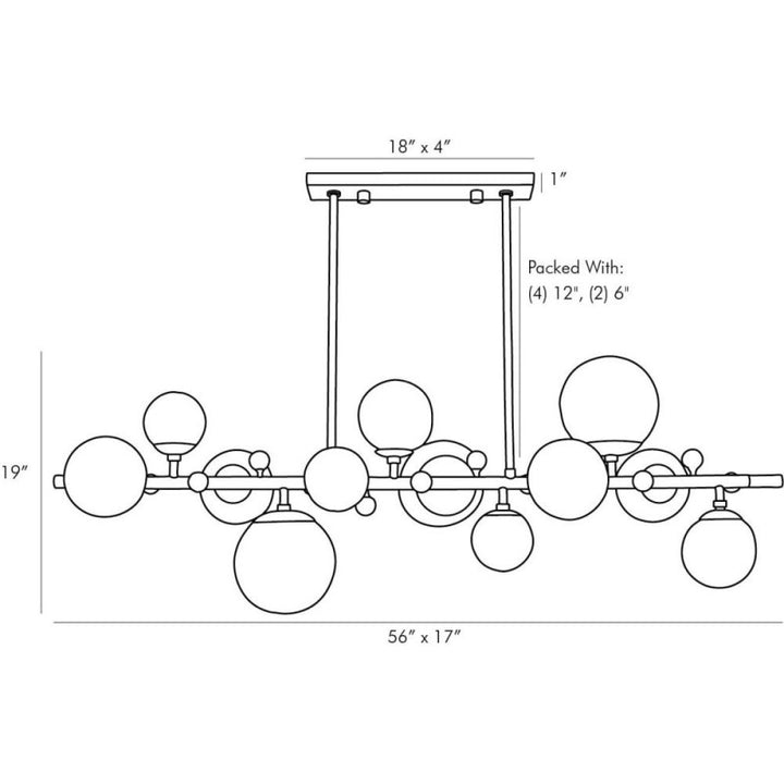 Trovina Linear Chandelier