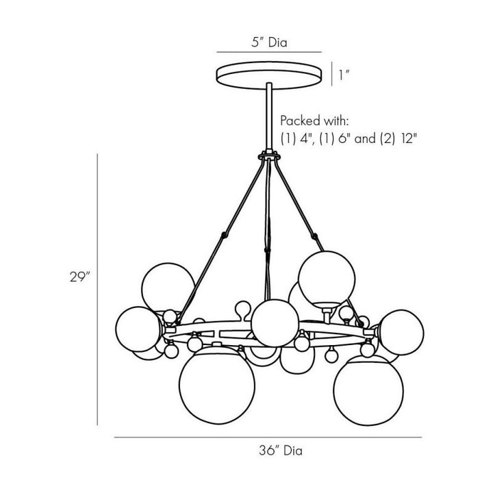 Trovina Round Chandelier