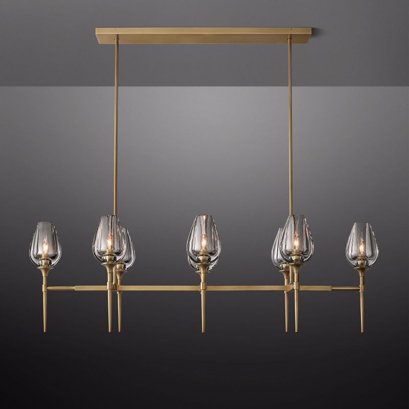 Tulip Linear Chandelier 52"