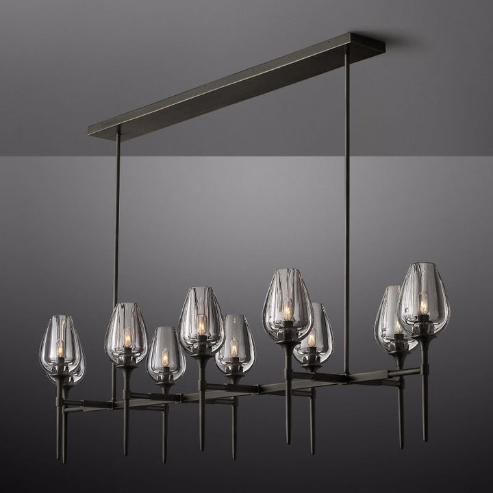 Tulip Linear Chandelier 65"