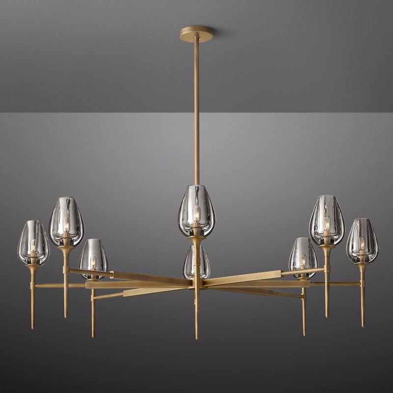 Tulip Round Chandelier 54"