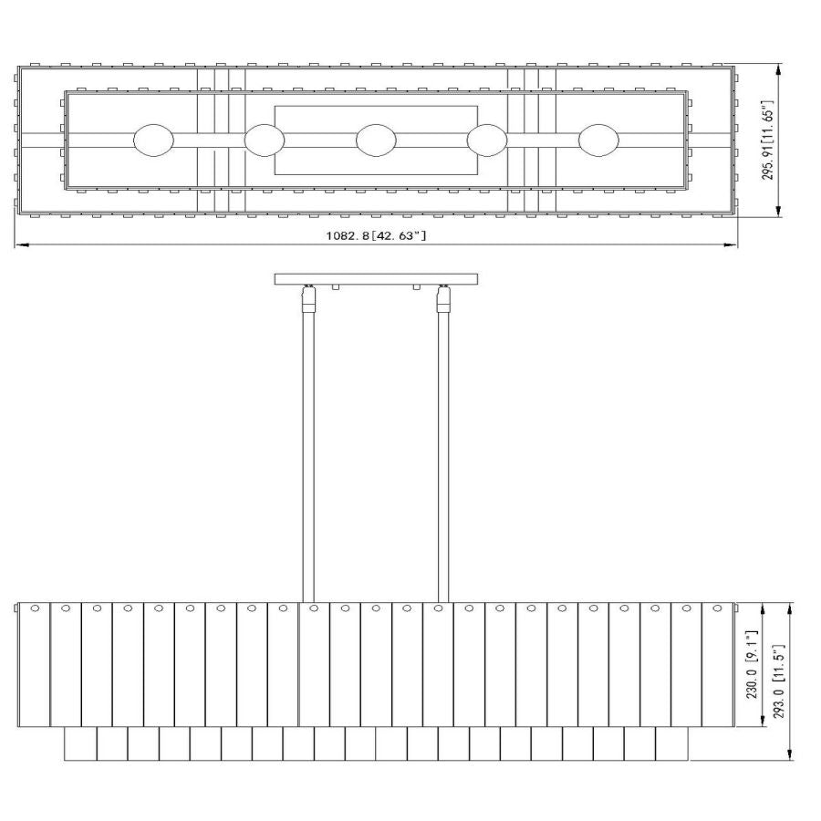 Victor Linear Chandelier