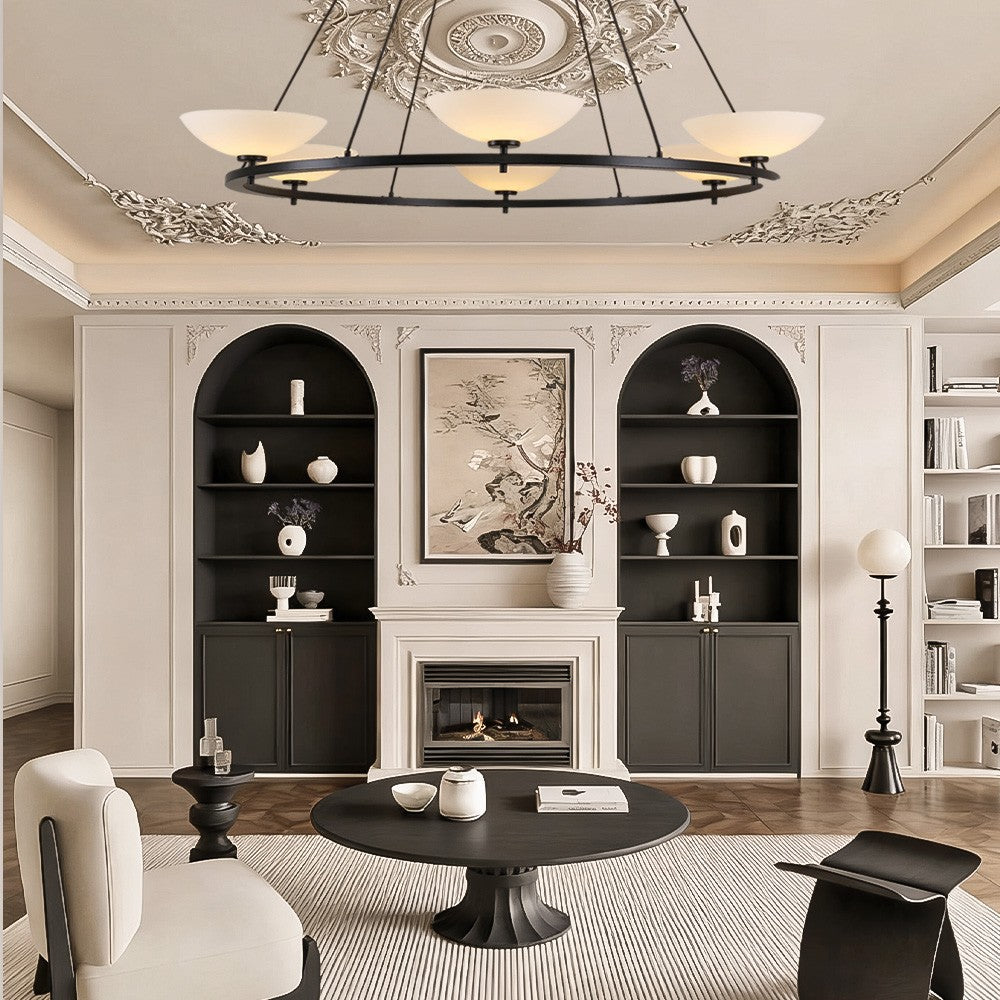 Vernor Round Chandelier 60"D