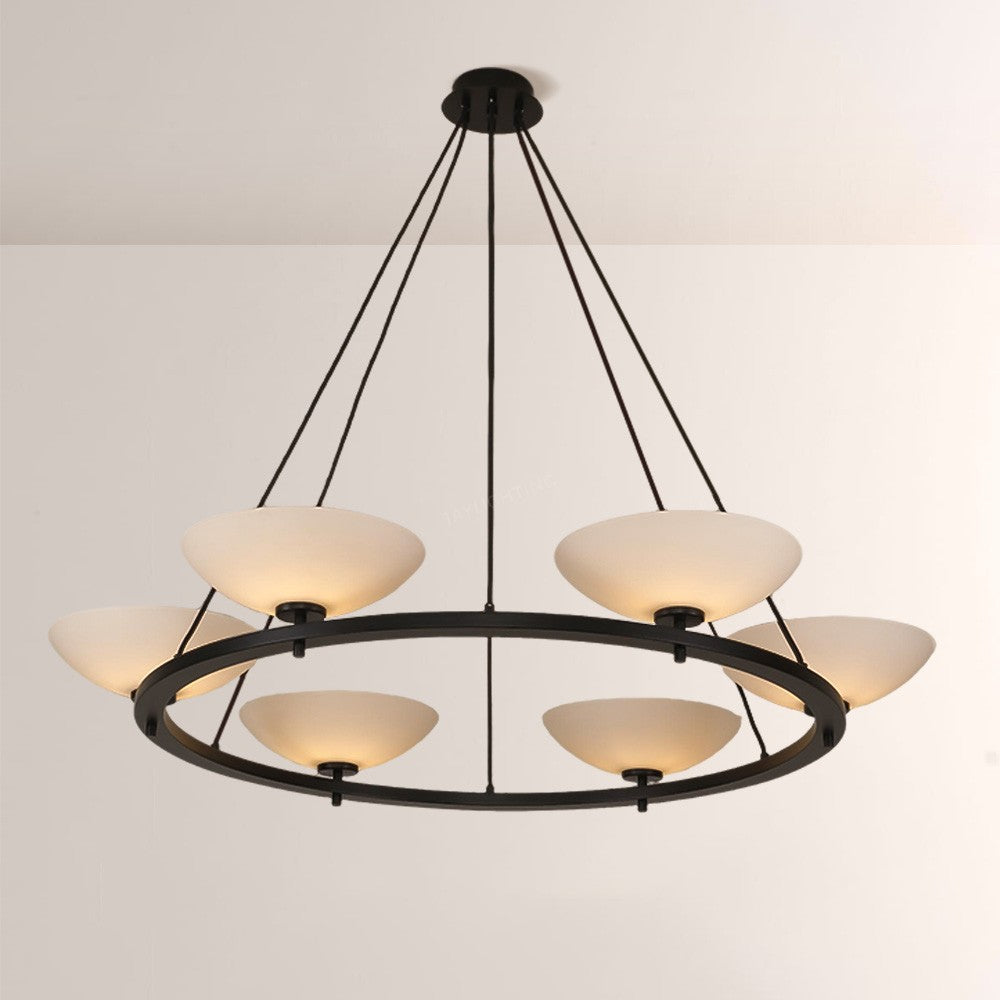 Vernor Round Chandelier 48“D