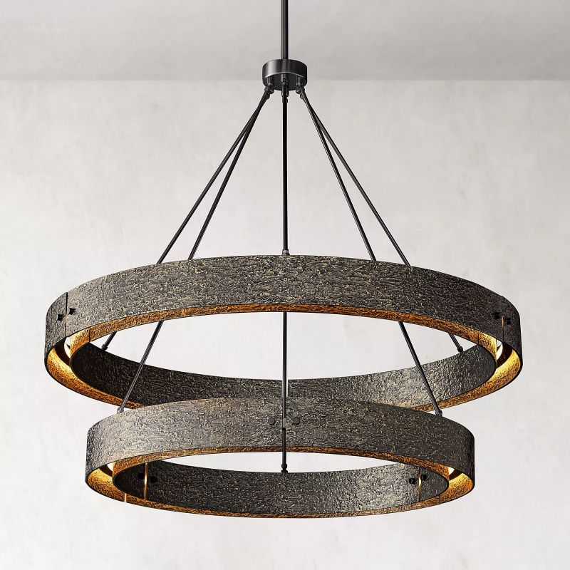 Vilary 2-tier Round Chandelier 60" - 