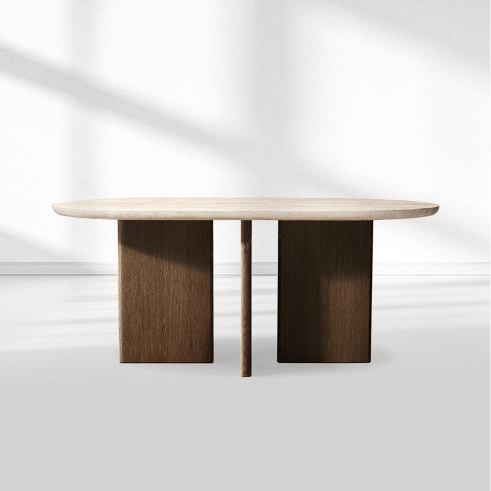 Vivora Cross-Base Rectangular Dining Table