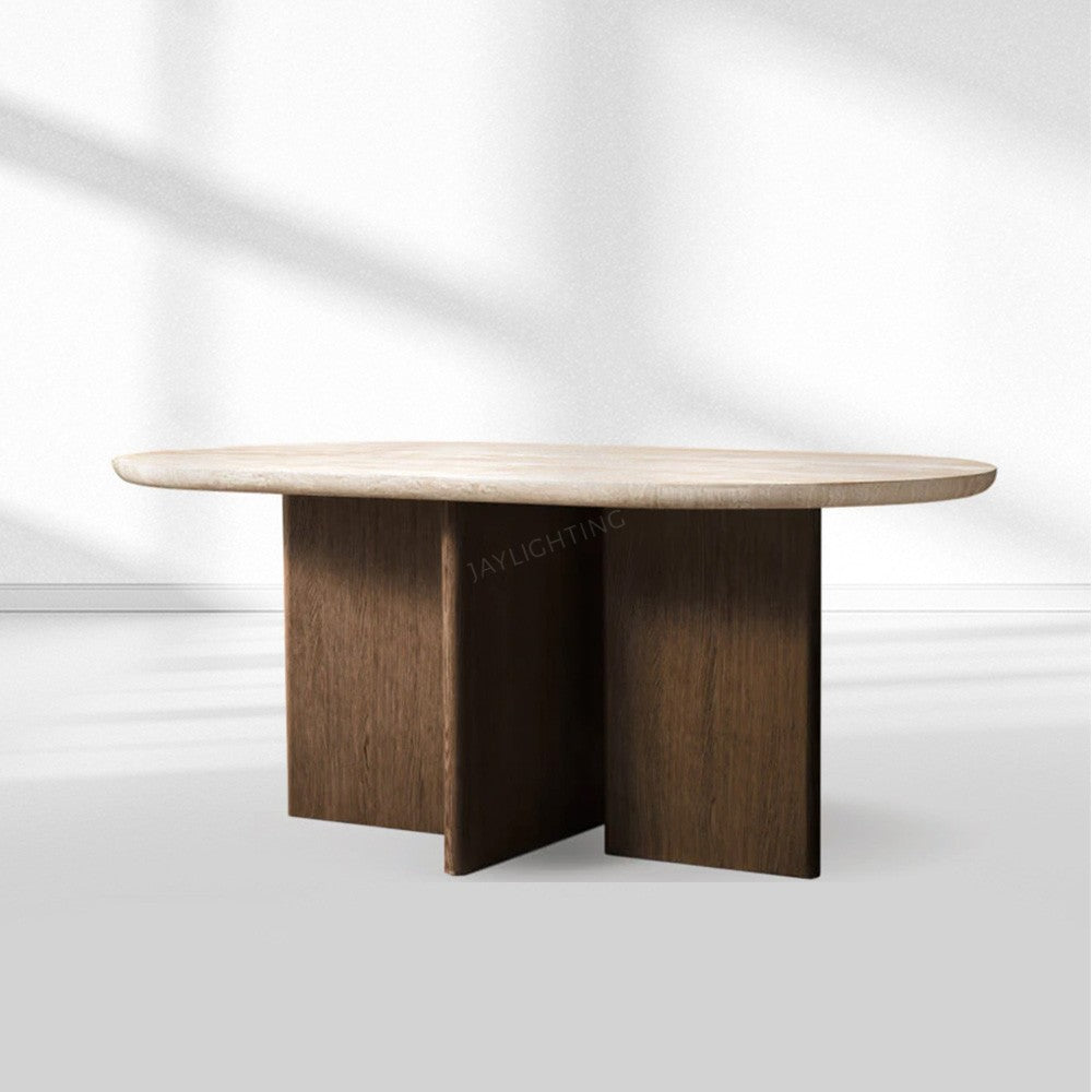 Vivora Cross-Base Rectangular Dining Table