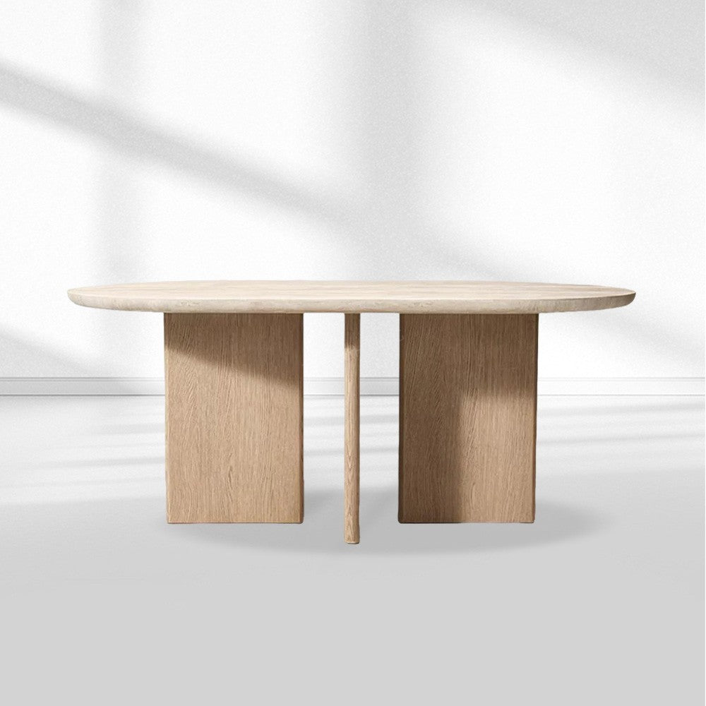 Vivora Cross-Base Rectangular Dining Table