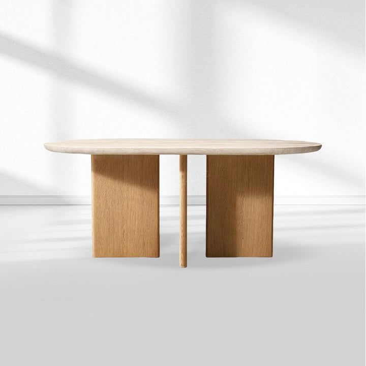 Vivora Cross-Base Rectangular Dining Table
