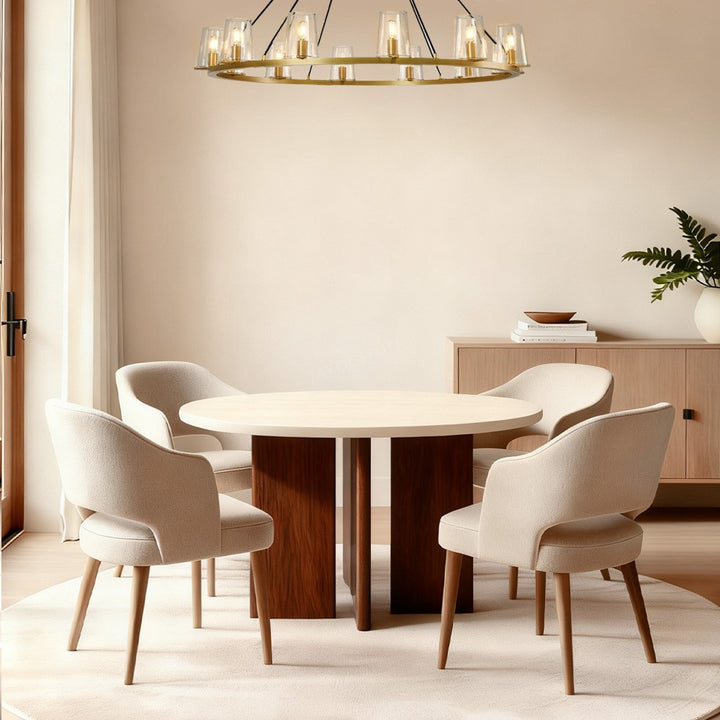 Vivora Cross-Base Rectangular Dining Table