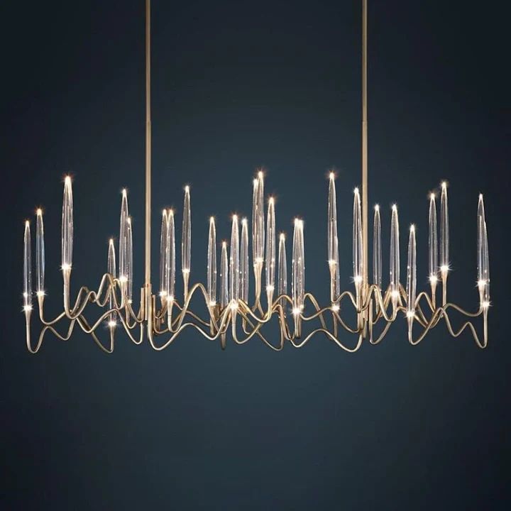 Wave Linear Chandelier