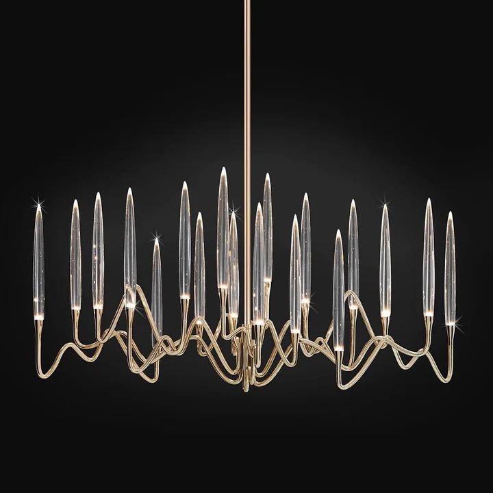 Wave Linear Chandelier